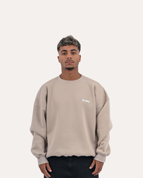 Beige Bless Crewneck