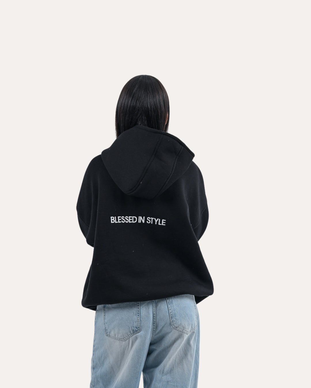Black Signature Bless Hoodie