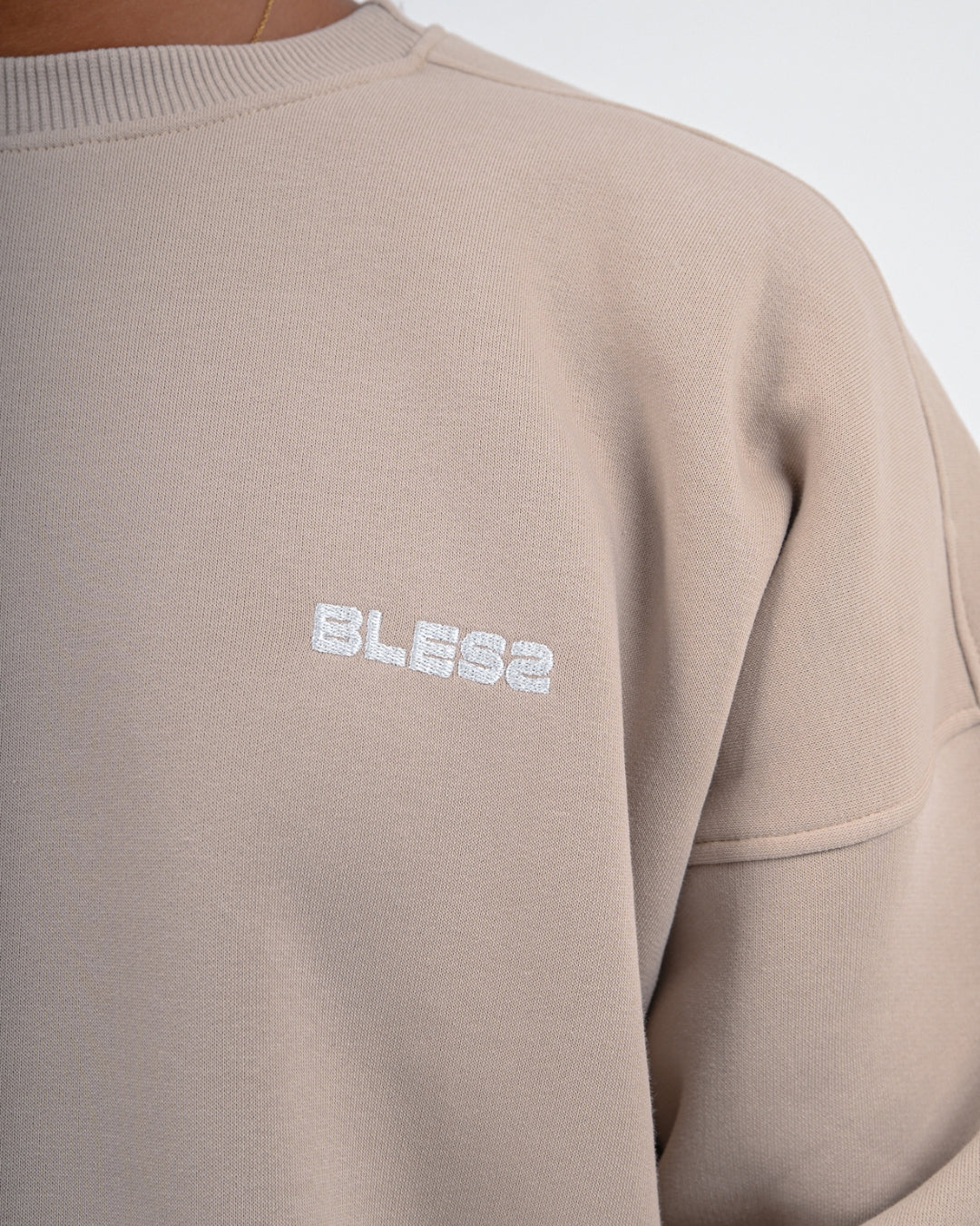 Beige Bless Crewneck