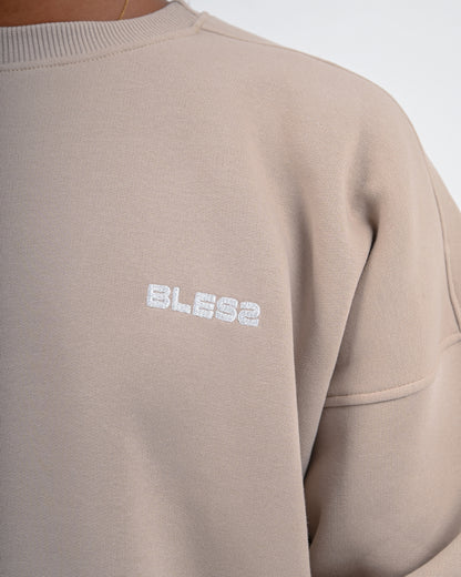 Beige Bless Crewneck