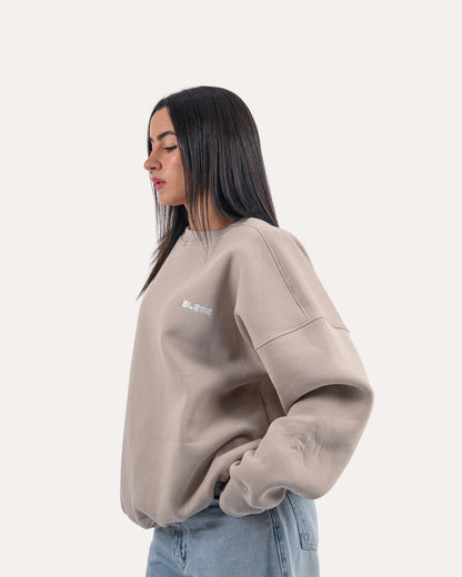 Beige Bless Crewneck