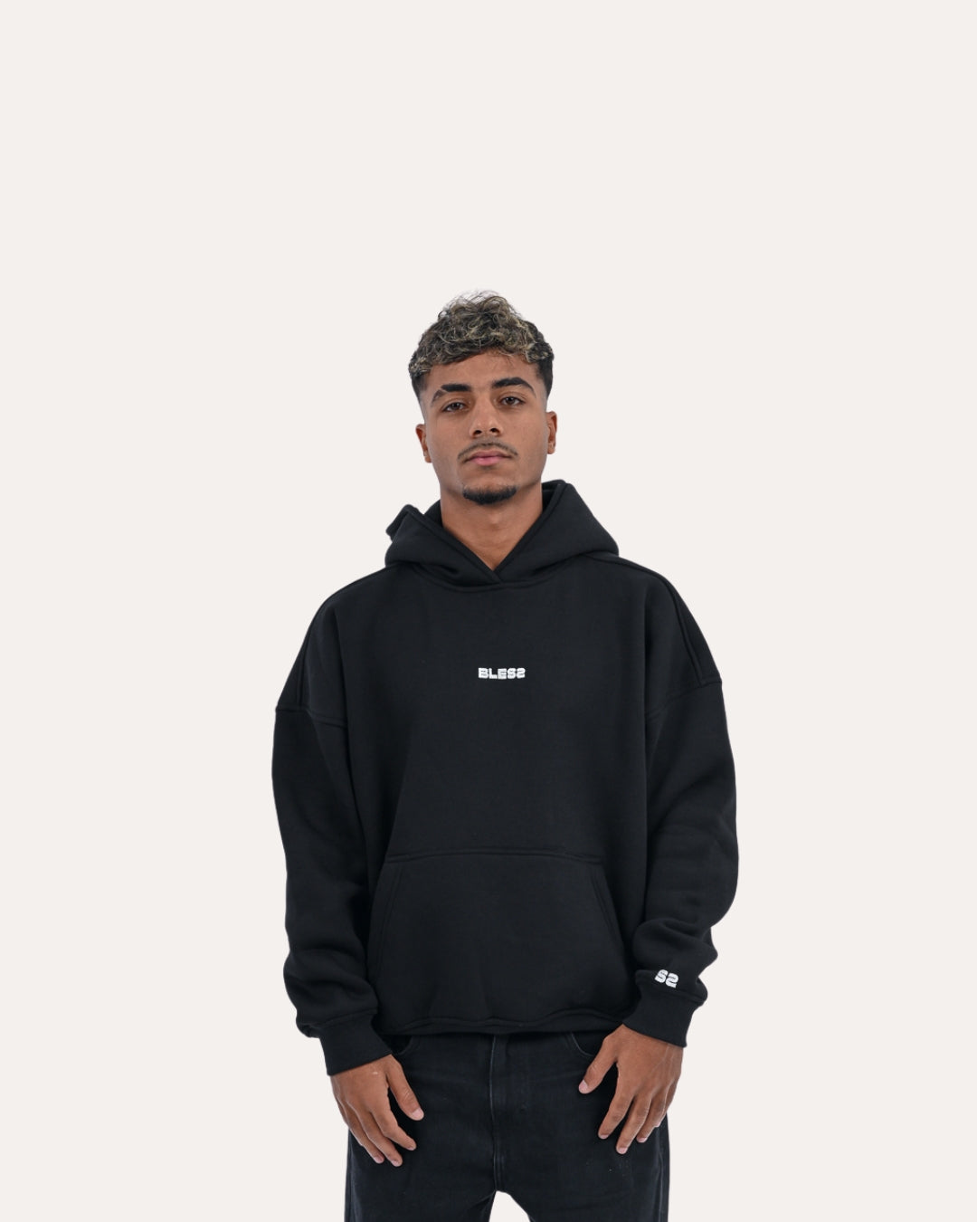 Black Signature Bless Hoodie