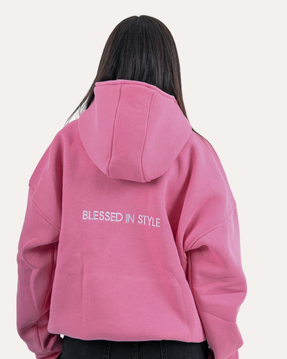 Pink Signature Bless Hoodie