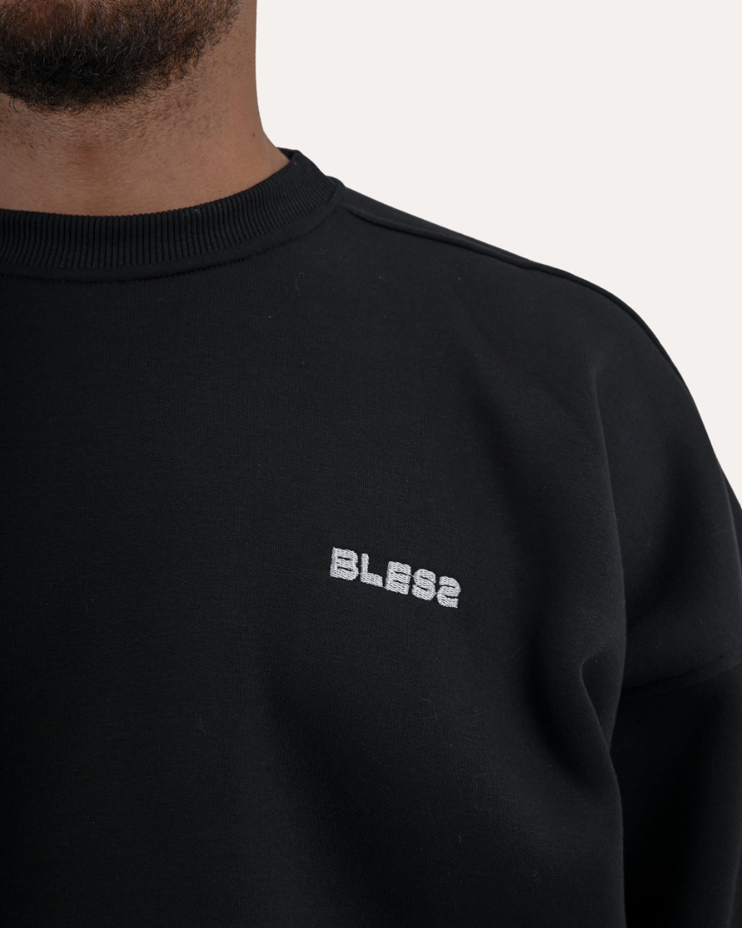 Black Bless Crewneck